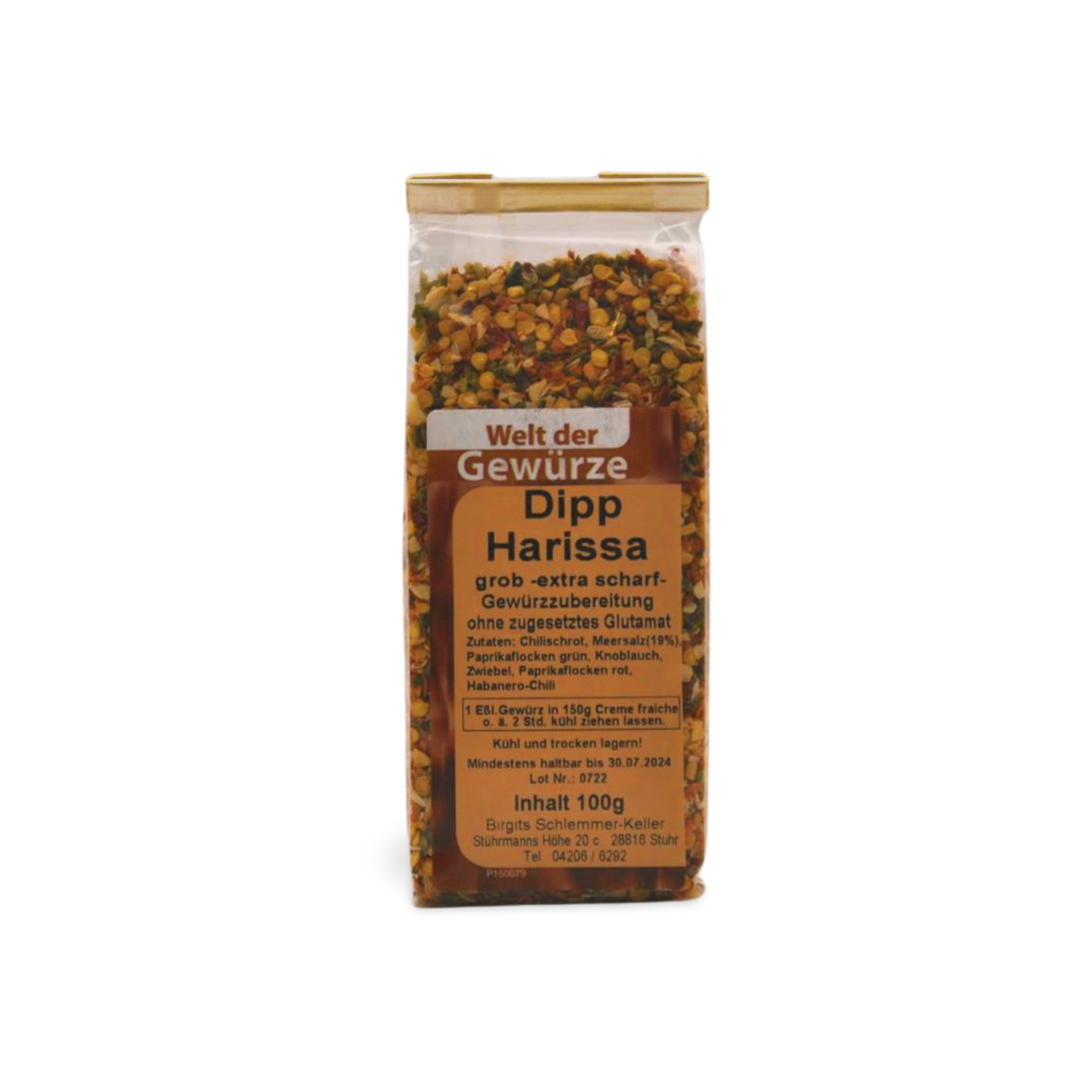 Dipp-Gewürz Harissa grob, scharf