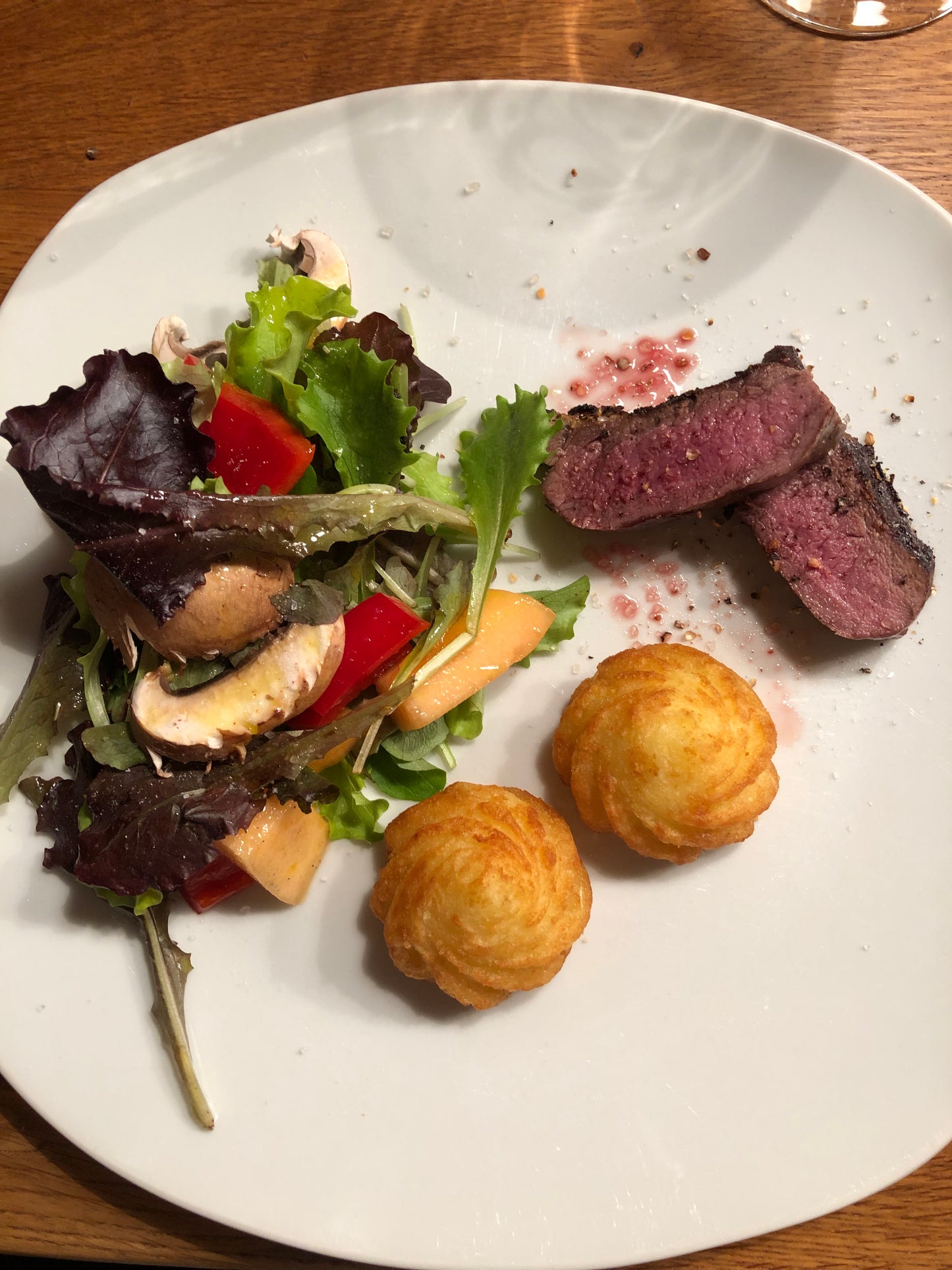 Steak vom Reh