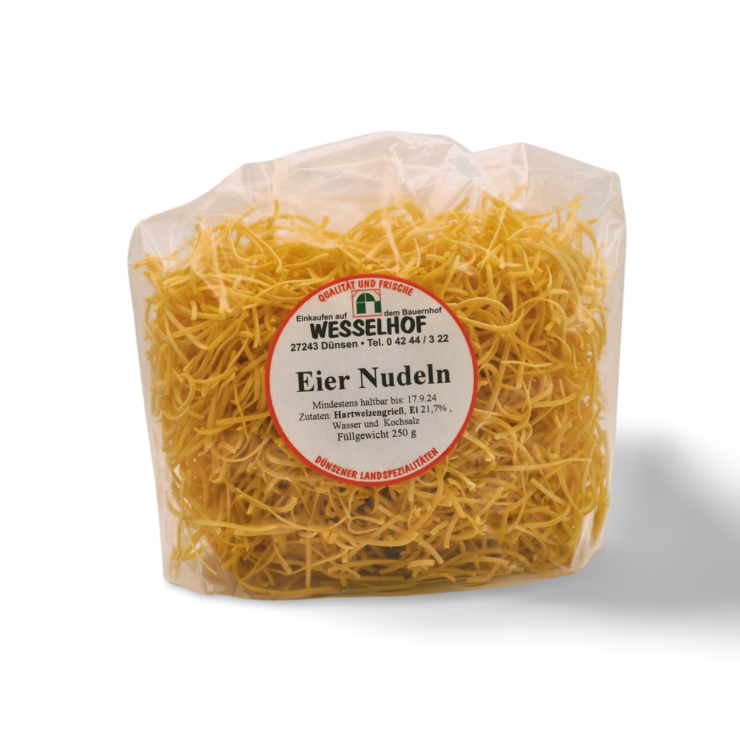 feine Eiernudeln - Selbstgemachte Nudeln 250g