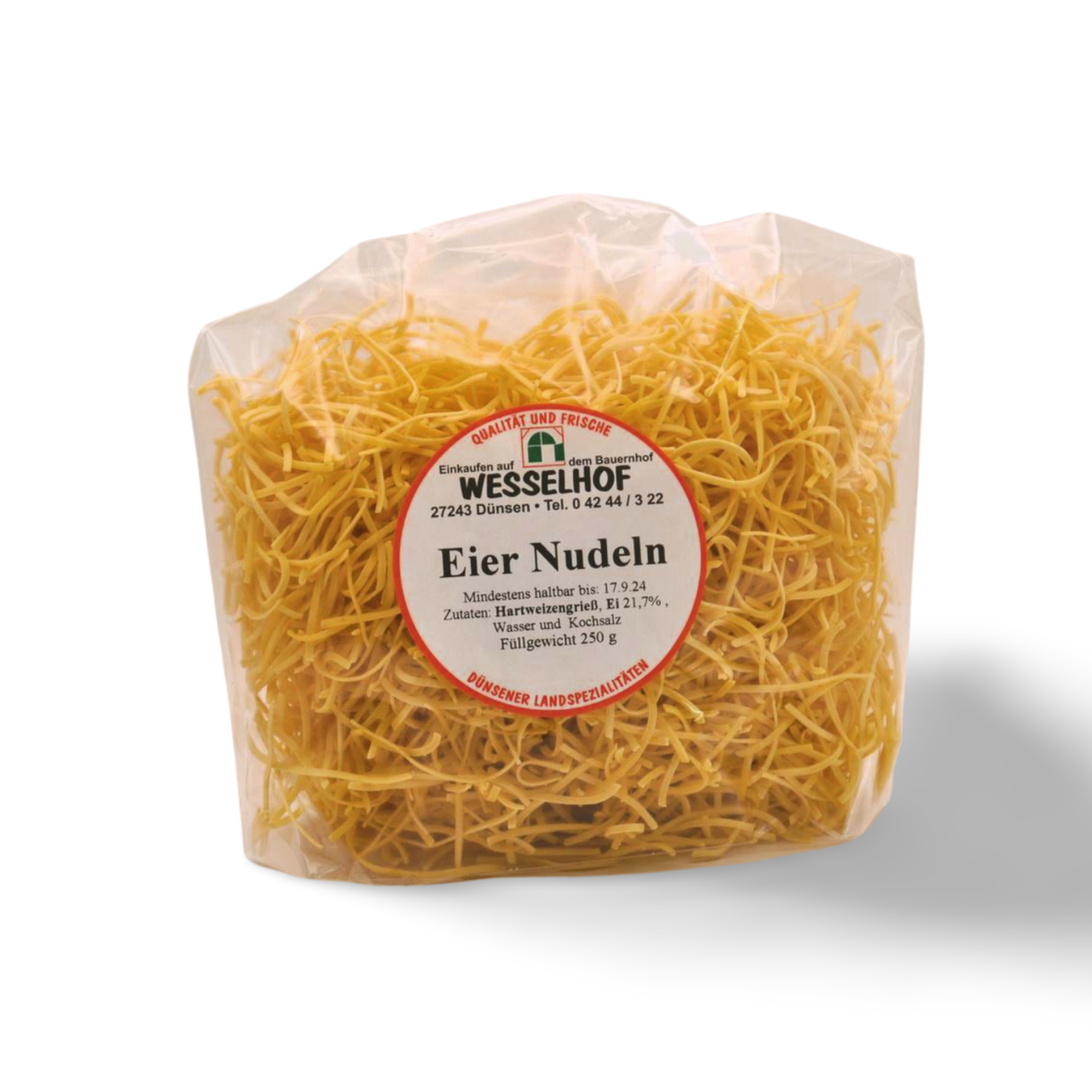 feine Eiernudeln - Selbstgemachte Nudeln 250g